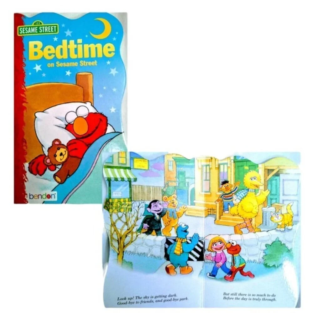Sesame Street Shaped Board Books First Animals Rhymes Manners Elmo & Friends